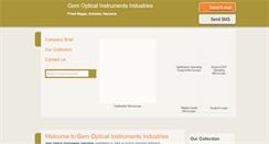 Desktop Screenshot of gemopticals.com